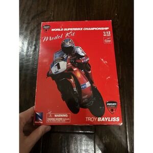 NewRay DUCATI Corse Troy Bayliss Model 1:12 Scale Die-cast Motorcycle Model Kit